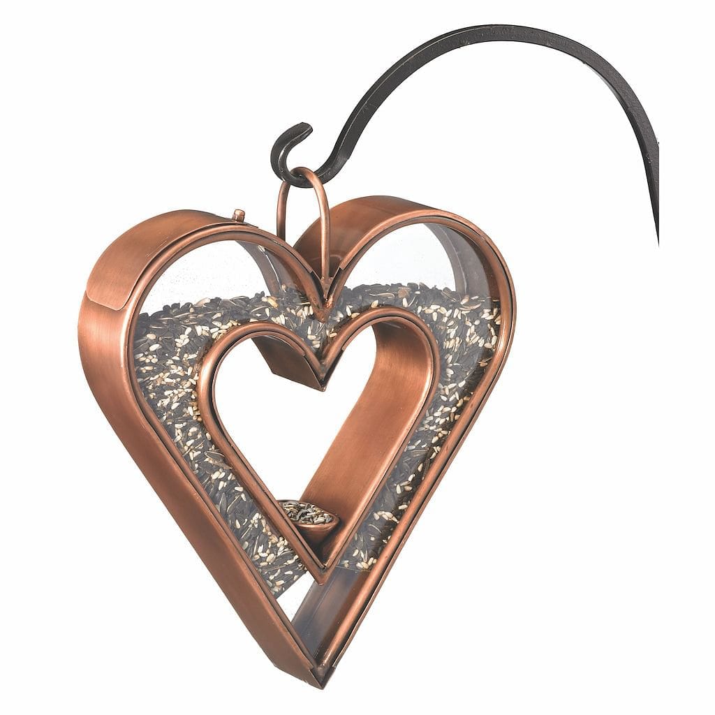 Heart FlyinThru Bird Feeder
