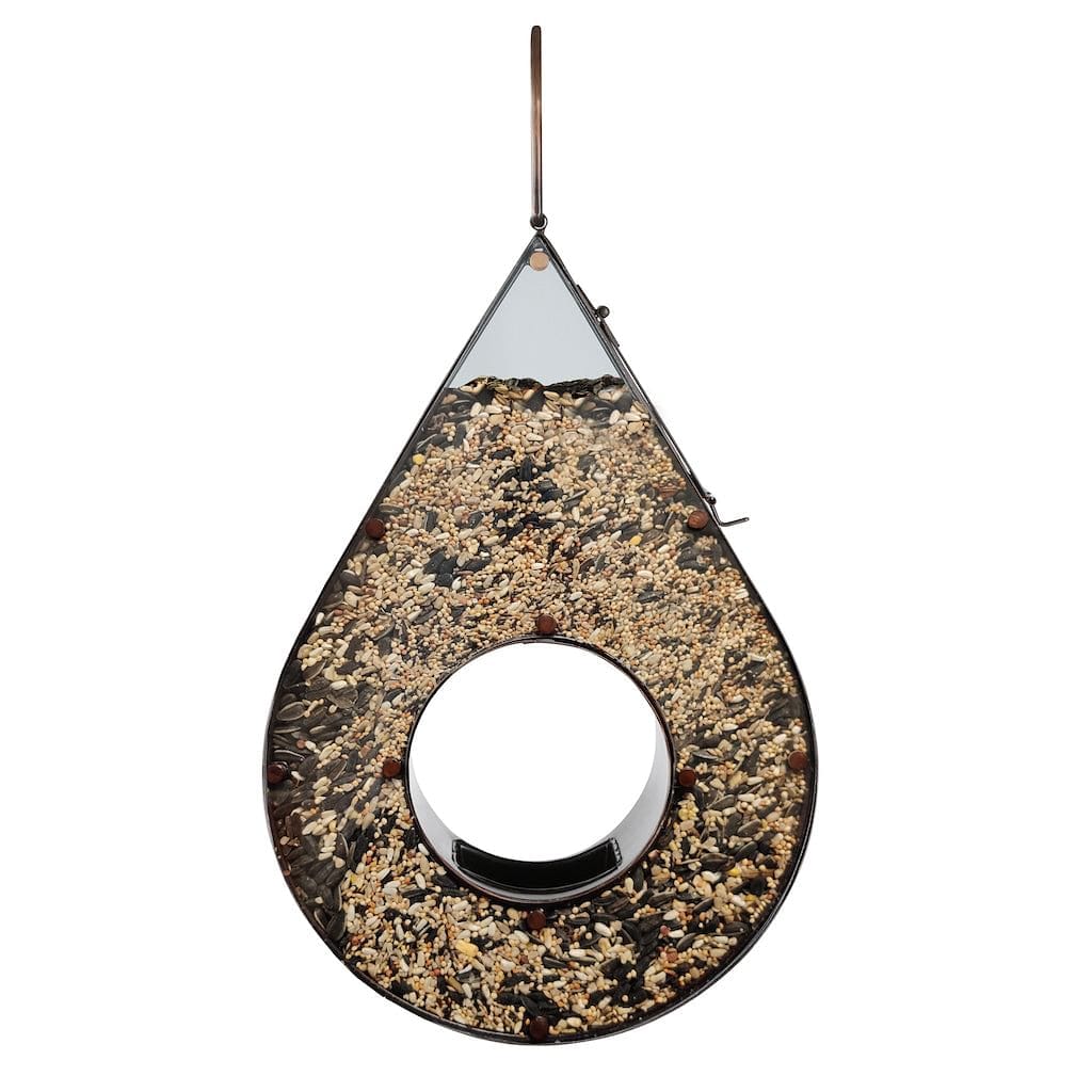 Copper Teardrop FlyinThru Bird Feeder